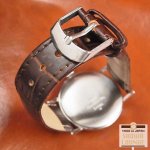 画像8: セイコー SEIKO マーベル 希少な19石赤機械 彫りインデックスの2トーンダイヤル SSケース 手巻き (8)