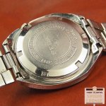 画像7: セイコー SEIKO アドバン ブルーグラデーションダイヤル 希少なメモリとロゴ入りのオリジナル3面カットガラス仕様 21石 オートマチック 専用ブレス装着 (7)