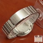 画像8: セイコー SEIKO アドバン イエローダイヤル 希少なメモリとロゴ入りのオリジナル3面カットガラス仕様 21石 オートマチック 専用ブレス装着 (8)