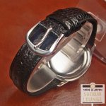 画像8: セイコー スカイライナー 21石 シルク調縦縞模様ダイヤル 手巻き 1963年製 SEIKO SKYLINER (8)