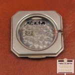 画像6: ボーム&メルシェ 18KWG 金無垢 1970年代頃の手巻き時計 黒文字盤 2針 サファイアリューズ ボーイズサイズ ステップドベゼルの角型 BAUME&MERCIER WATCH (6)