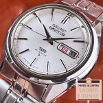 画像9: セイコー ファイブアクタス SS シルバーダイヤル  6106-7740 オートマチック 専用ブレス装着 1974年 SEIKO 5 ACTUS OH済 (9)