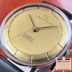 画像9: オリエント マルスオリエント 彫りインデックス 2トーンダイヤル 19石 1950年代 Mars Orient NIVAFLEX (9)