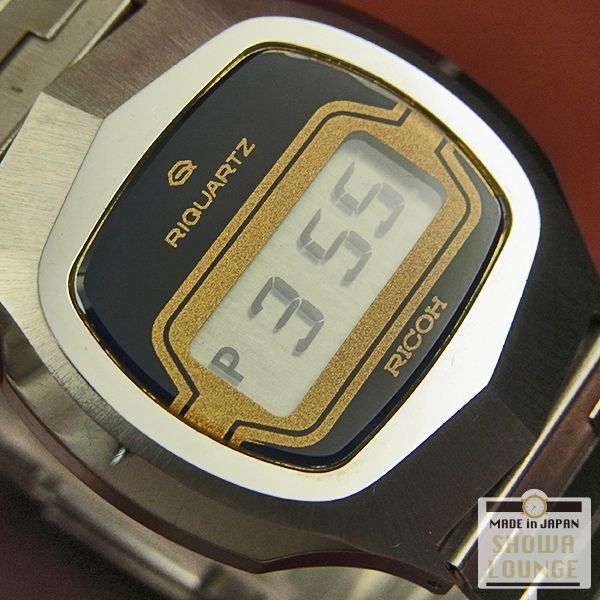 RICOH デジタル腕時計 ビンテージ