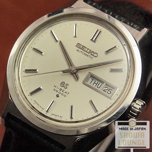 セイコー 61グランドセイコー GSメダリオン 6146-8000 1969年 オートマチック GS尾錠 GRAND SEIKO 61GS  HI-BEAT