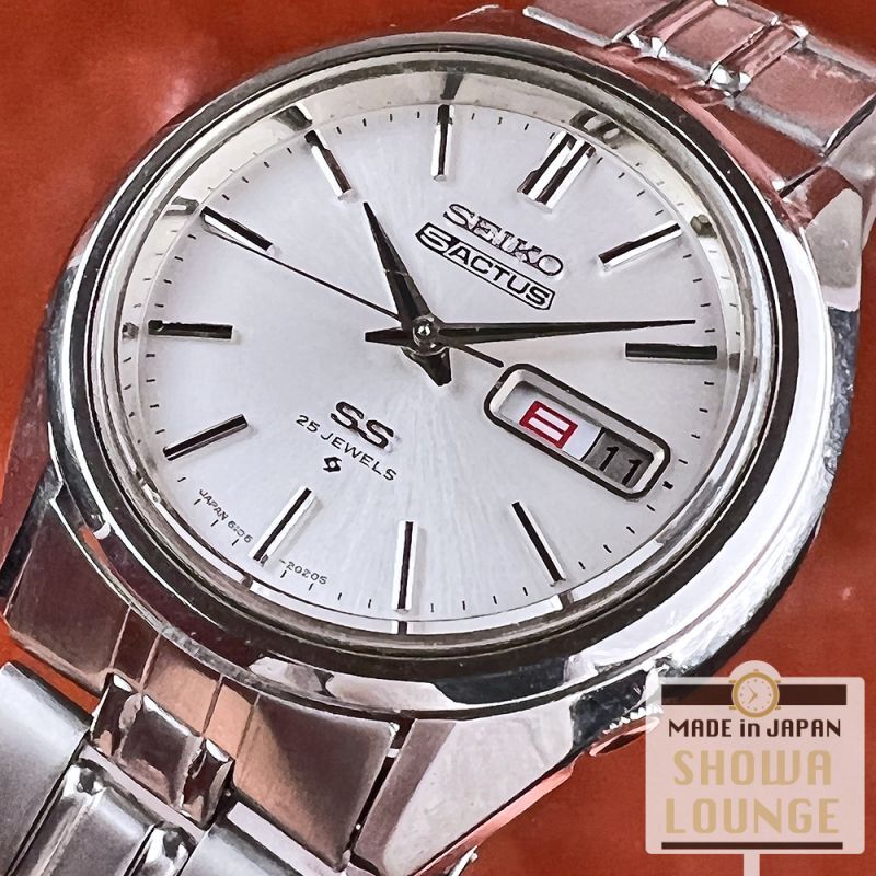 セイコー ファイブアクタス SS シルバーダイヤル 6106-7740 オートマチック 専用ブレス装着 1974年 SEIKO 5 ACTUS  2022年6月OH