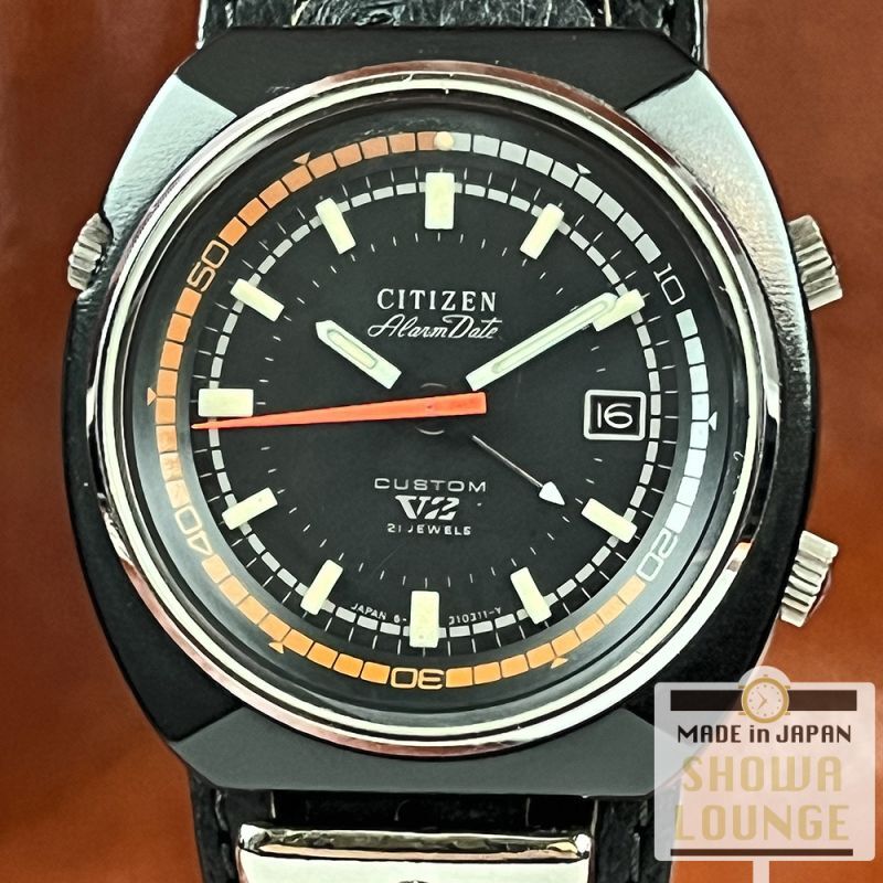 シチズン カスタムV2 アラームデイト ブラッキー 4-310179Y 手巻き 1971年 CITIZEN CUSTUM V2 Alarm Date